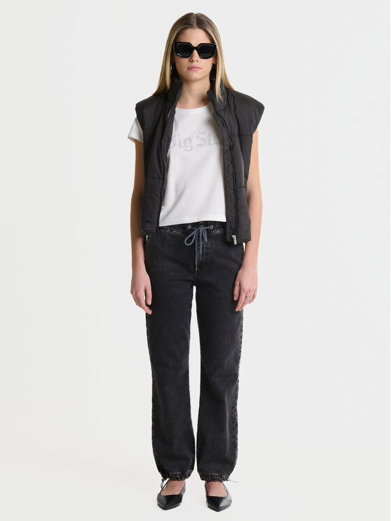BIG STAR BIG STAR Jeansy ROBBIN Czarny Loose Fit