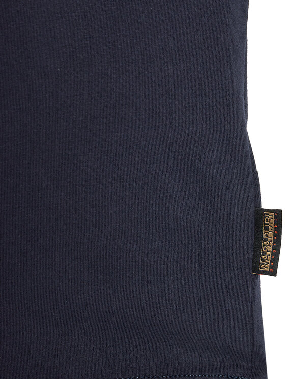 Napapijri Napapijri T-Shirt Chamois NP0A4HYL M Granatowy Regular Fit