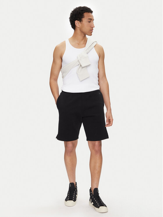 AMI PARIS AMI PARIS Спортивні шорти HSO674.747 Чорний Baggy Fit