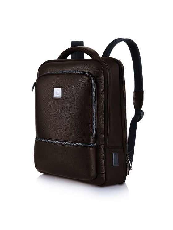 James Hawk James Hawk Plecak Miejski plecak na laptopa 16" Brązowy