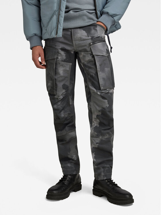 G-Star Raw Auduma bikses Rovic D02190-D326-G144 Pelēks Tapered Fit