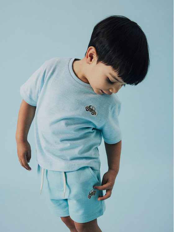 NAME IT NAME IT Tricou Fredery 13238143 Albastru celest Regular Fit