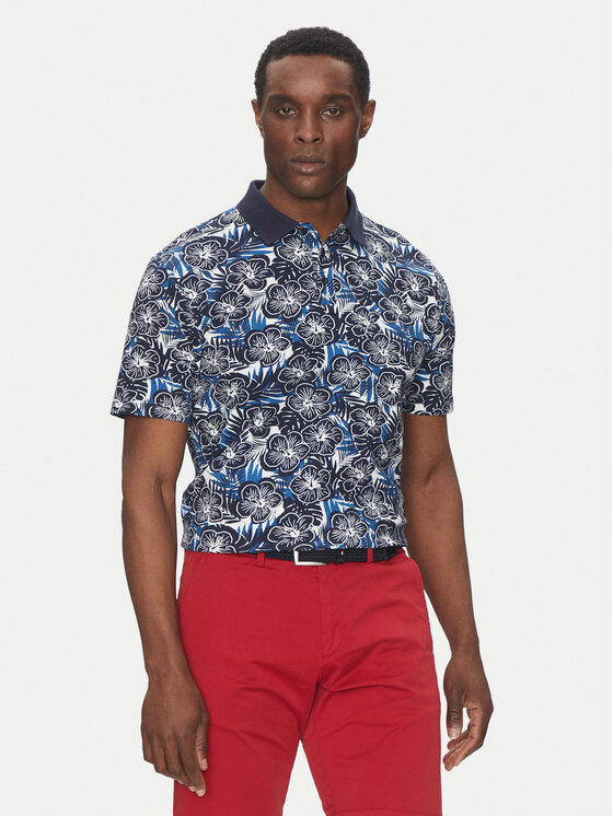 Hechter Paris Polo 74028 151920 Blu scuro Regular Fit, taglia : XXL