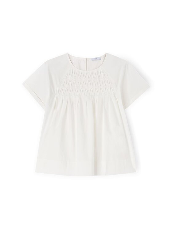 Motivi Motivi Blusa 2706Q001863N011 Bianco Flared Fit