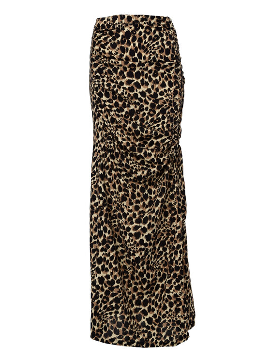 LAURELLA LAURELLA Sukně 7TU001 Hnědá Regular Fit