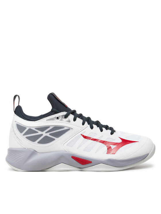 Mizuno Čevlji Za športe V Zaprtih Prostorih Wave Dimension V1GA2240 Bela