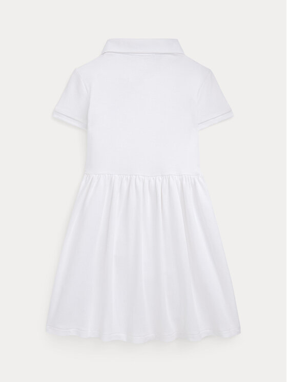 Polo Ralph Lauren Polo Ralph Lauren Ежедневна рокля 312934961001 Бял Regular Fit