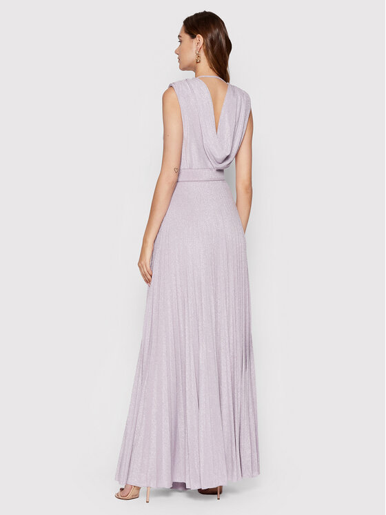 Elisabetta Franchi Elisabetta Franchi Večernja haljina AB-218-22E2-V540 Ljubičasta Regular Fit