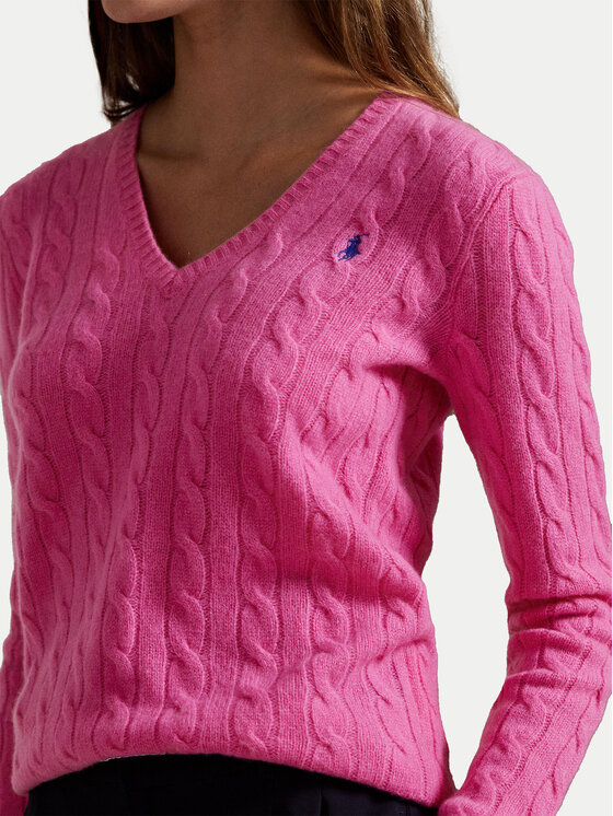 Polo Ralph Lauren Polo Ralph Lauren Pulover 211971866008 Roza Slim Fit