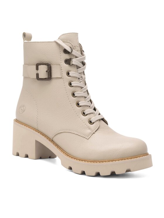 Remonte Remonte Schnürschuhe D0A74-60 Écru