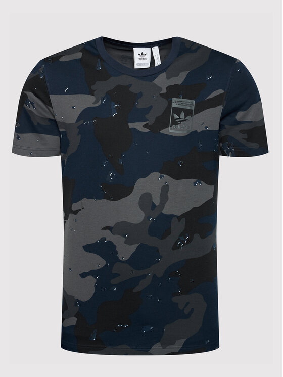 adidas T-shirt Graphics Camo Allover Print H13493 Blu scuro Regular Fit |  Modivo.it