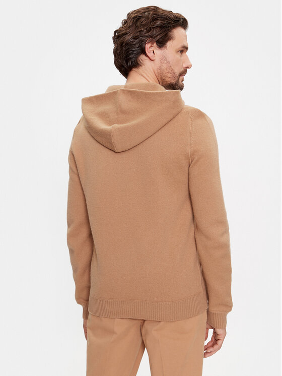 BOSS Boss Sweter Mistico 50500676 Beżowy Regular Fit