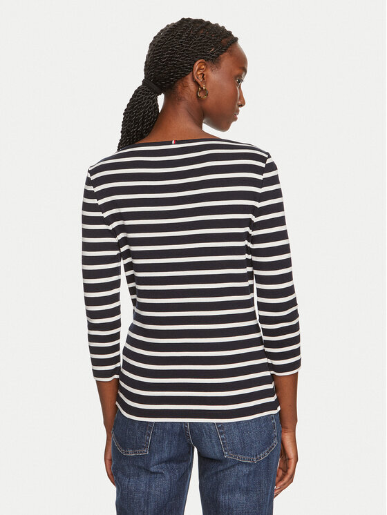 Tommy Hilfiger Tommy Hilfiger Blúzka New Cody WW0WW40589 Tmavomodrá Slim Fit