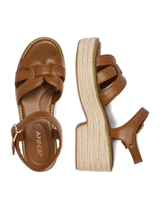 JENNY JENNY Espadrilky CEO-HJY020445A-1 Hnedá