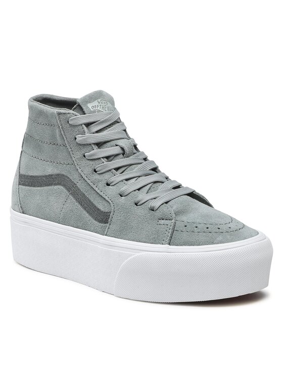vans sk8 hi grey suede