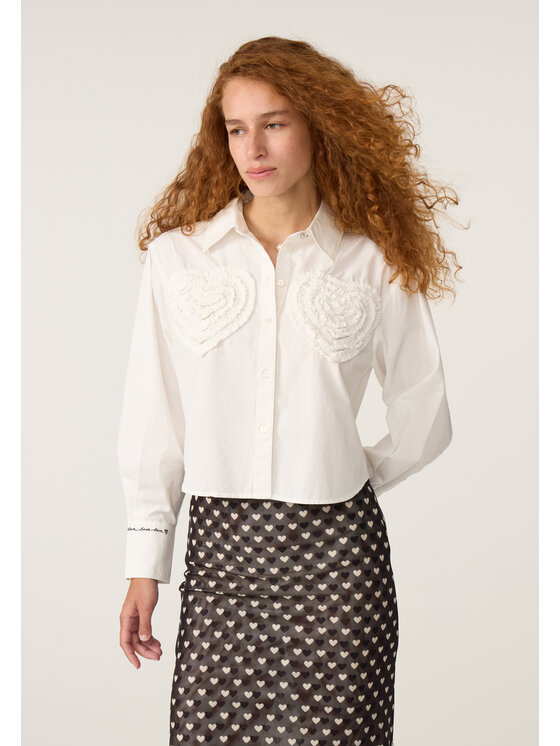 Fabienne Chapot Fabienne Chapot Bluzka 6895-321-101 Biały Regular Fit