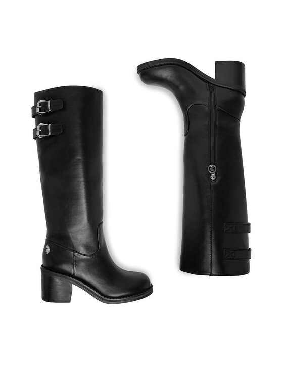 U.S. Polo Assn. U.S. Polo Assn. Kozaki EO-SABINA001W/EY1 Czarny