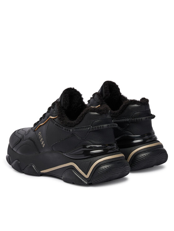 Guess Guess Sneakersy FLFMI4 ELE12 Černá