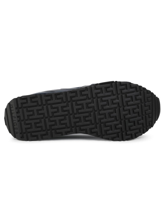 Tommy Hilfiger Tommy Hilfiger Αθλητικά Dressy Wedge Mat Mix Sneaker FW0FW05239 Σκούρο μπλε