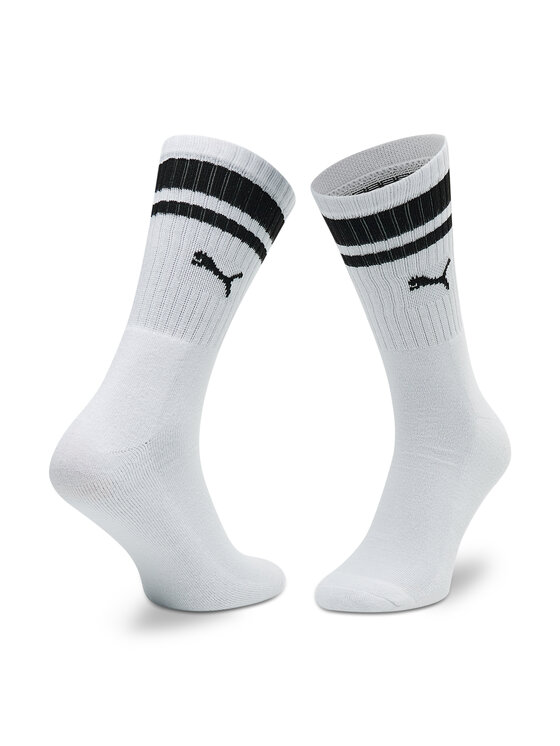 Puma Puma Zestaw 2 par wysokich skarpet unisex 907944 02 Biały
