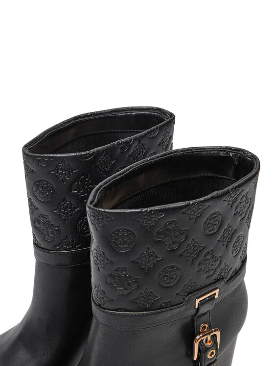Guess Guess Botine Neadla FLFNEA FAL10 Negru