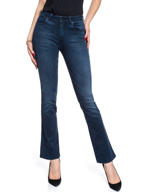 Wrangler Wrangler Jeansy BOOTCUT Niebieski Regular Fit