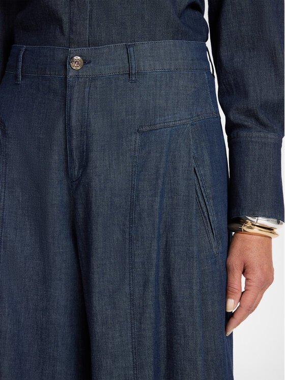 Elena Mirò Elena Mirò Jeansy P537P000425N034 Niebieski Flare Fit