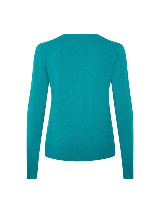 Style Republic Style Republic Sweter Kaszmir Zielony Comfort Fit