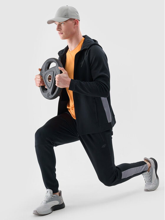 4F 4F Koszulka techniczna BASIC+ Pomarańczowy Regular Fit