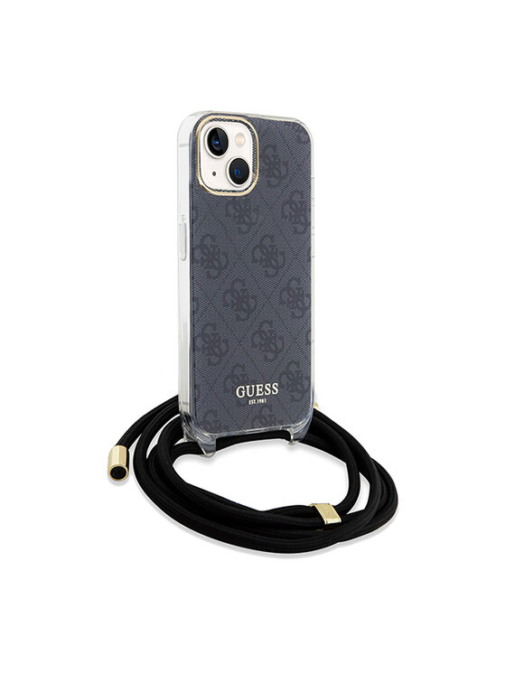 Guess Guess Etui na telefon iPhone 15 Czarny