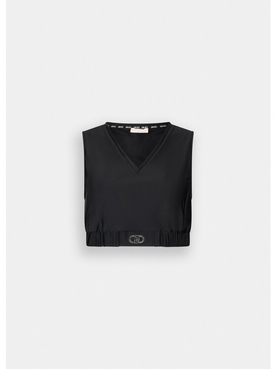 Liu Jo Liu Jo T-shirt TF5256J791222222 Nero Slim Fit