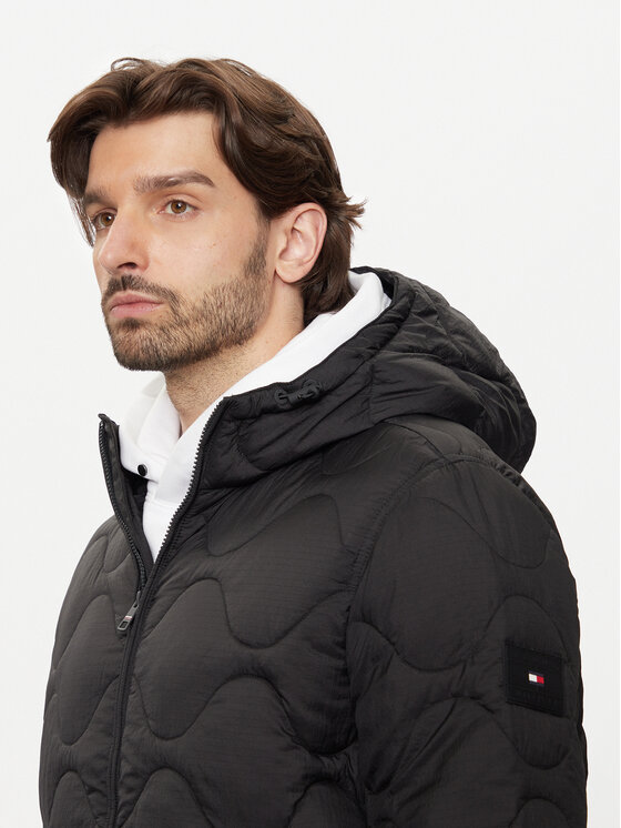 Tommy Hilfiger Tommy Hilfiger Μπουφάν μεταβατικό MW0MW36585 Μαύρο Regular Fit
