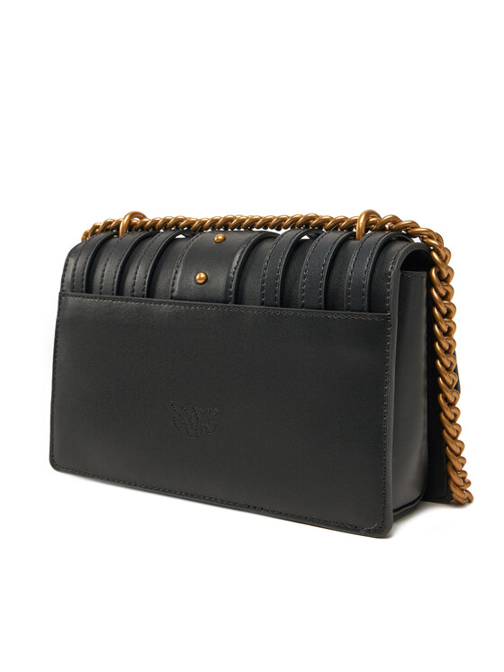 PINKO PINKO Geantă Love One Mini Light Cl PE 25 PLTT 103335 A26K Negru