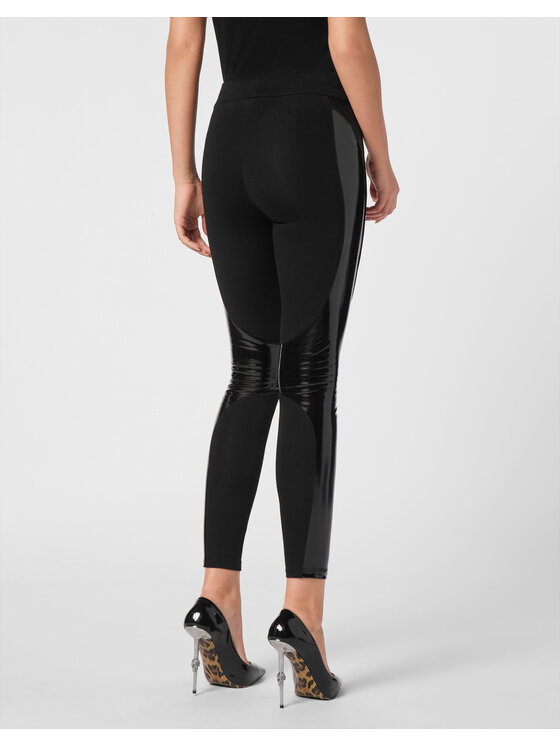 PHILIPP PLEIN PHILIPP PLEIN Legginsy 2431 Czarny