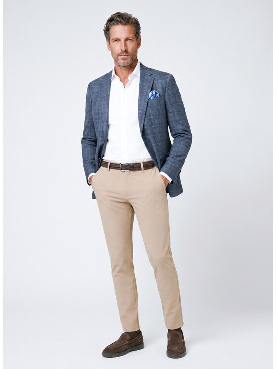 Pako Lorente Pako Lorente Marynarka P26WF-3X-004 Granatowy Slim Fit