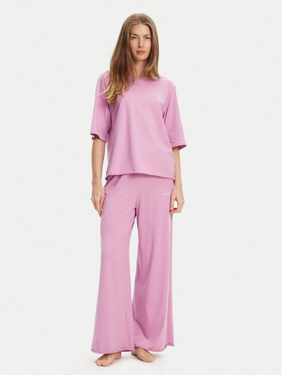United Colors Of Benetton United Colors Of Benetton Pidžama 35VB3P03P Ružičasta Loose Fit