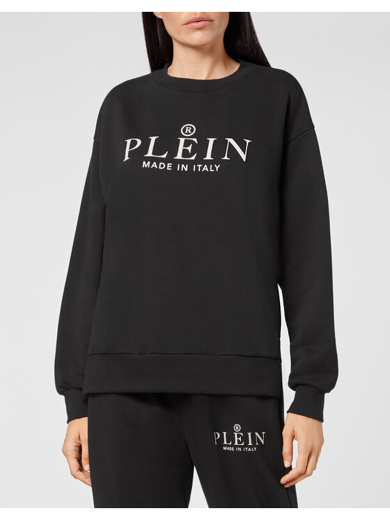 PHILIPP PLEIN PHILIPP PLEIN Bluza 2609 Czarny Regular Fit