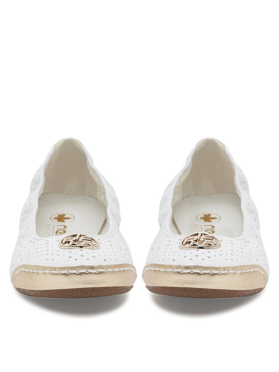Rieker Rieker Ballerine 41459-80 Bianco