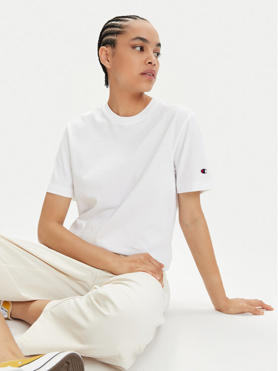 Champion Champion Футболка 117207 Білий Oversize