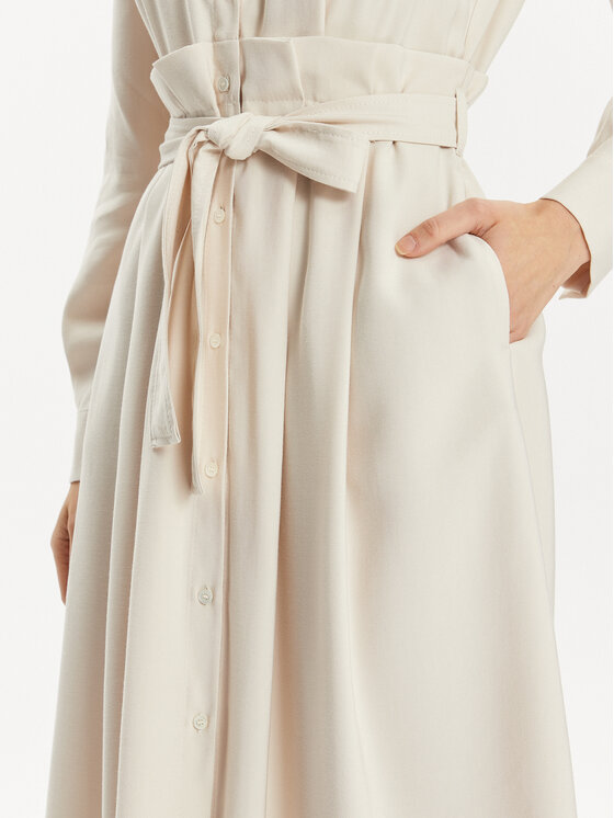 MAX&Co. MAX&Co. Rochie tip cămașă Armilla 2416221032200 Bej Regular Fit