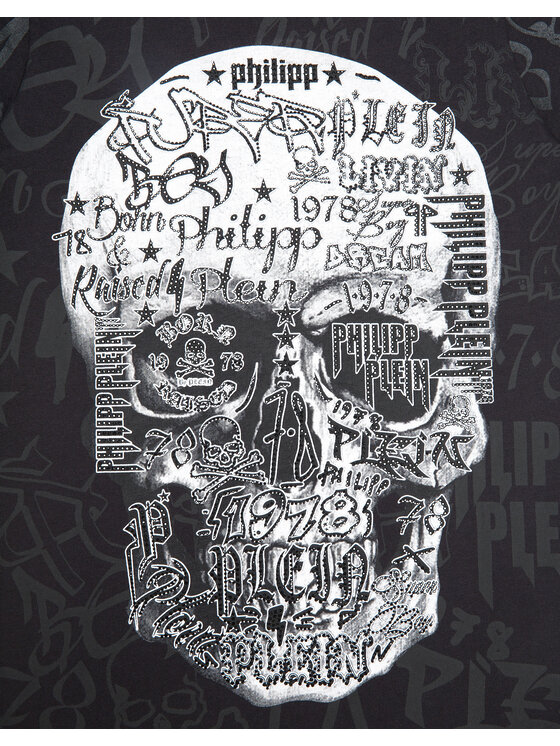 PHILIPP PLEIN PHILIPP PLEIN T-shirt 30302 Nero Regular Fit