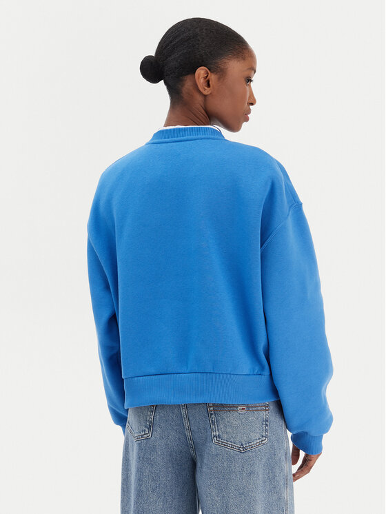 Tommy Hilfiger Tommy Hilfiger Sweatshirt Corp Logo WW0WW47831 Blau Regular Fit