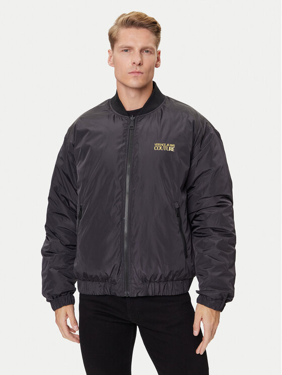 Versace Jeans Couture Geacă din puf 79GAUD16 CQSD3 Negru Regular