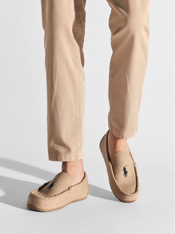Polo Ralph Lauren Polo Ralph Lauren Παντόφλες Σπιτιού Declan RF103592 Μπεζ
