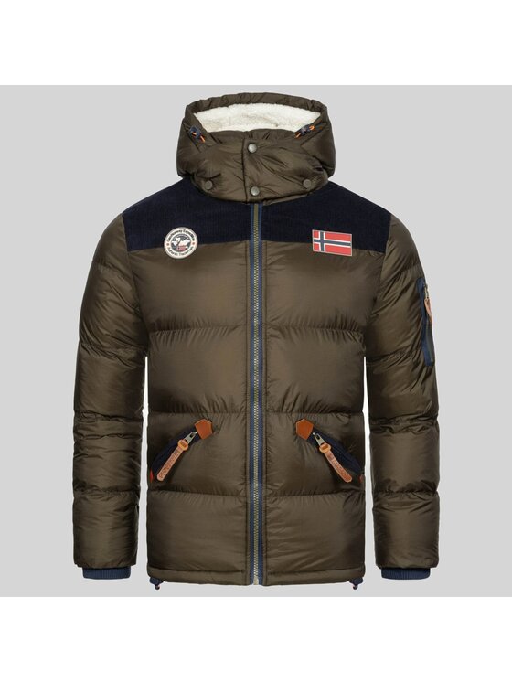 Geographical Norway Geographical Norway Kurtka zimowa WY3928H/GN/Kaki Khaki Regular Fit