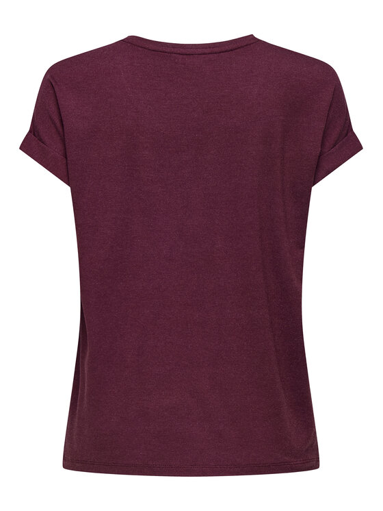 ONLY ONLY Tricou Moster 15106662 Vișiniu Regular Fit