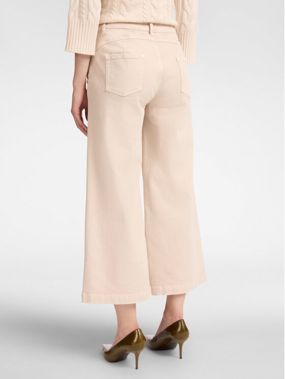 Elena Mirò Elena Mirò Pantaloni di tessuto P153P000344N002 Écru Cropp Fit