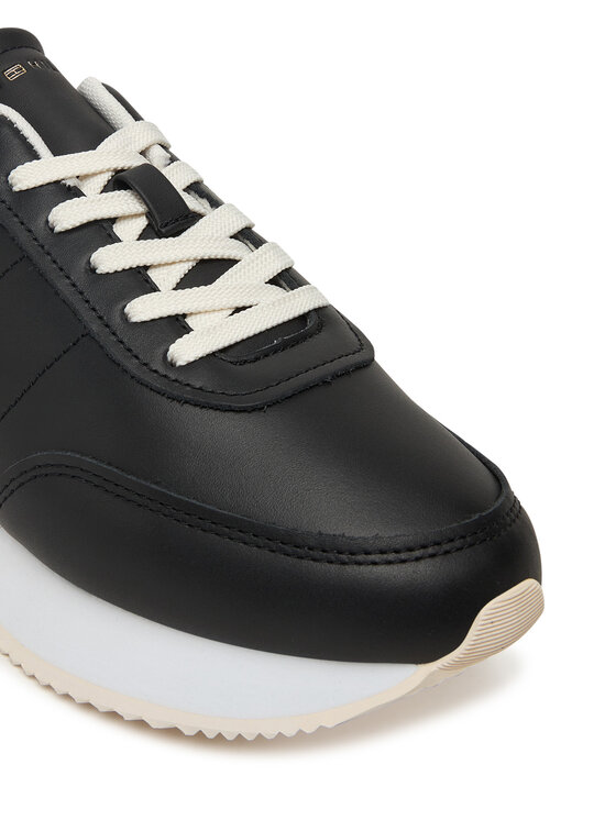 Tommy Hilfiger Tommy Hilfiger Sneakersy Chic Fashion Runner FW0FW08695 Čierna