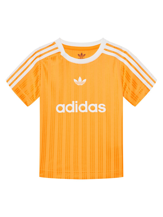 adidas adidas Set tricou și pantaloni scurți Football JC6589 Galben Regular Fit