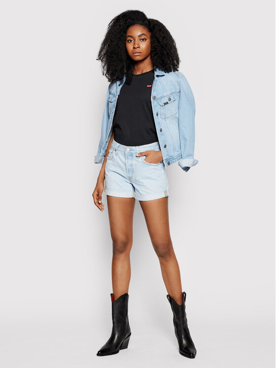 Levi's® Levi's® T-krekls Perfect Tee 39185-0008 Melns Regular Fit